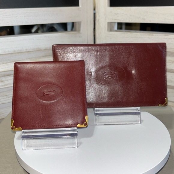 Cartier Handbags - Cartier Wallet Bundle Long & Small, NCO, EUC, 7.5x4, 4x4 Pristine Condition
